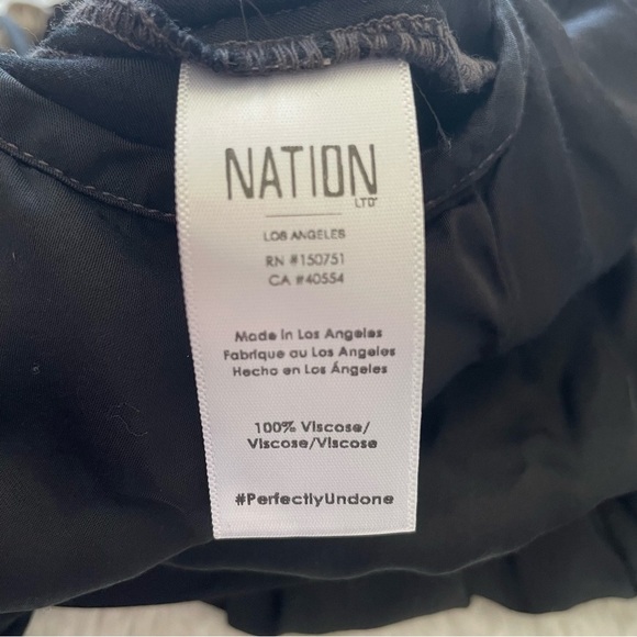 REVOLVE Nation LTD Size Medium Aly Easy Jumpsuit Playsuit Black - Picture 11 of 13